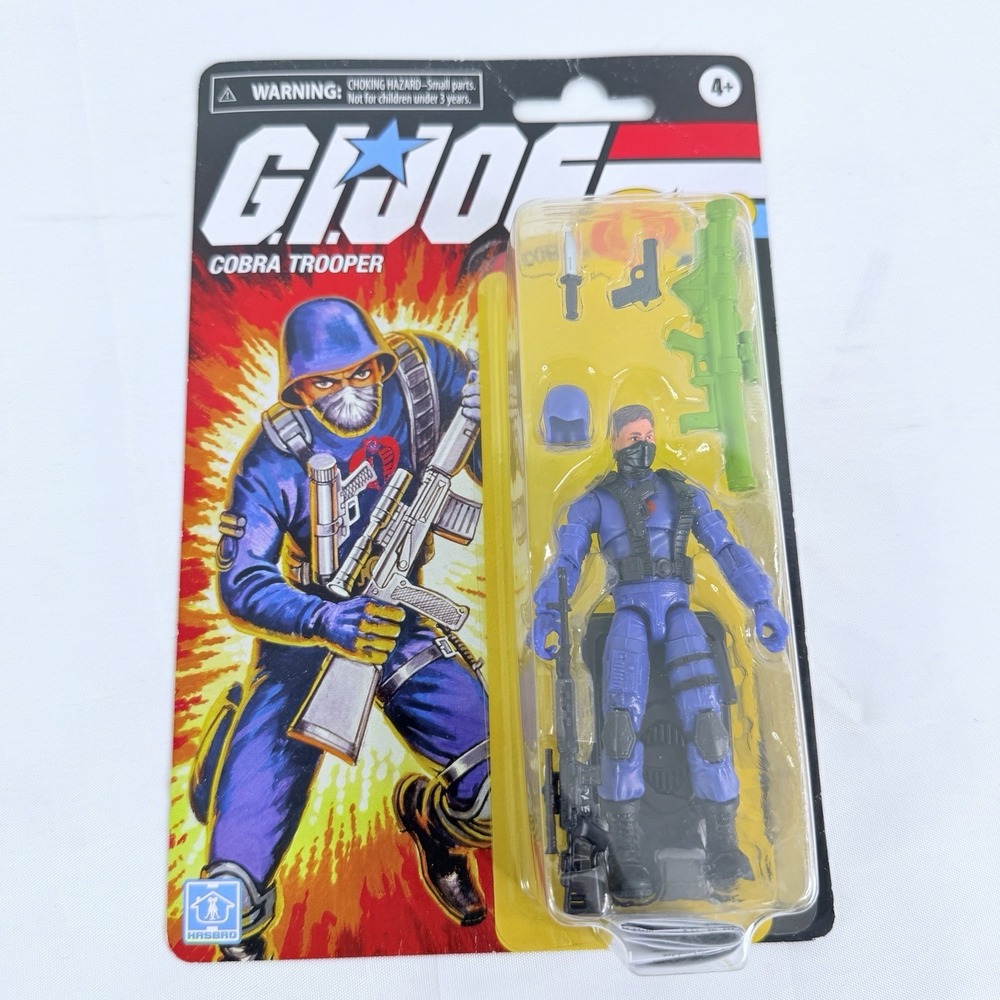 G.I. Joe Retro Cobra Trooper Cobra Enemy 3.75 Inch‎ Exclusive Action Figure